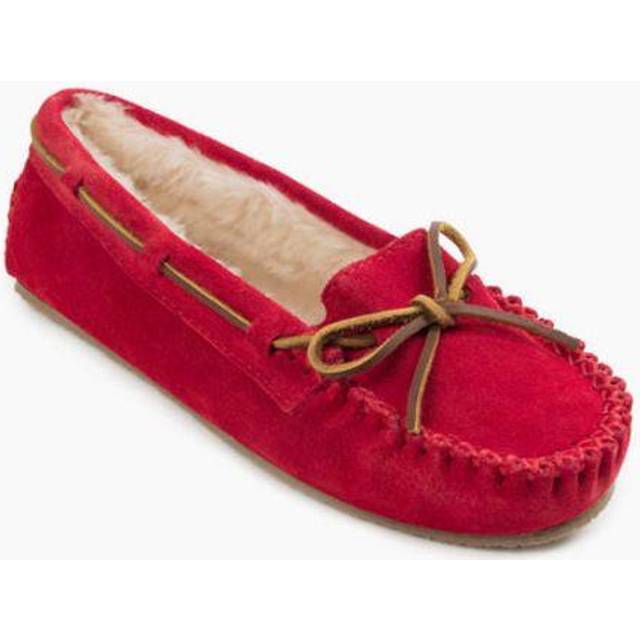 Minnetonka Womens cally Slipper Red 10 M US