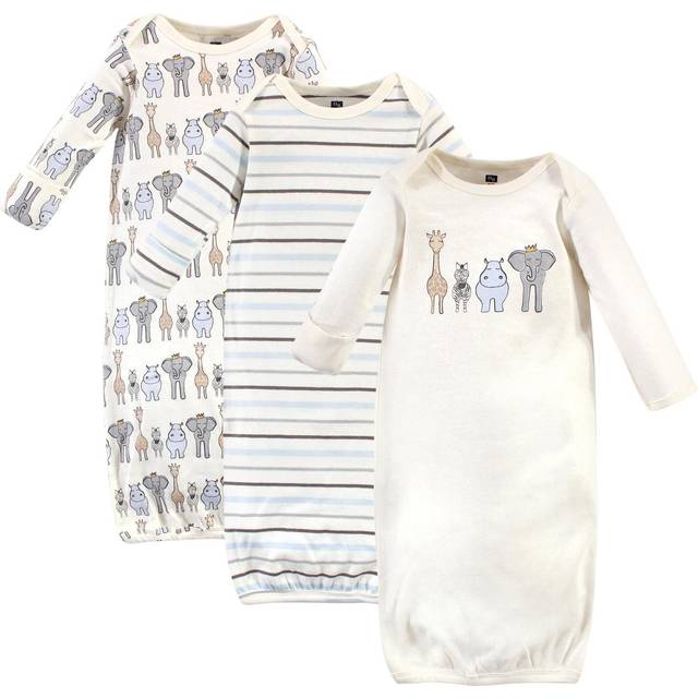 Hudson Baby unisex baby Cotton Nightgown  Beige  Newborn US