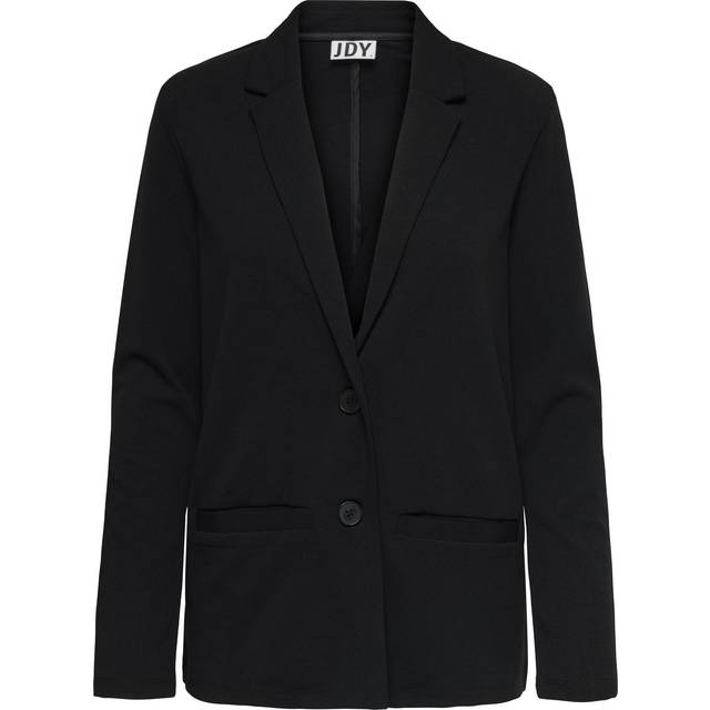 Long Buttoned Blazer - Black - S