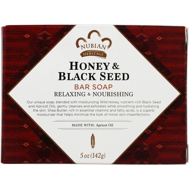 Nubian Heritage Soap Bar, Honey and Black Seed, 5 Ounce