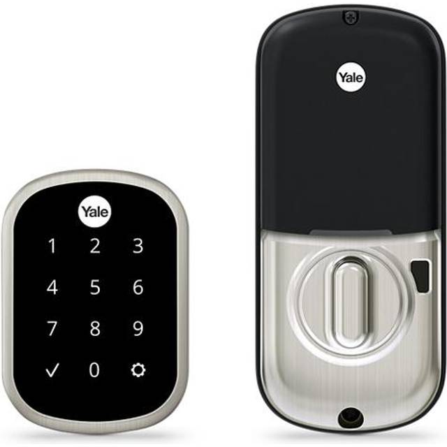 Yale Security SL Deadbolt Smart Lock  Satin Nickel Keyless Entry Door Lock with Wi-Fi Connected Touchscreen for Front or Back Door  YRD256-CBA-619
