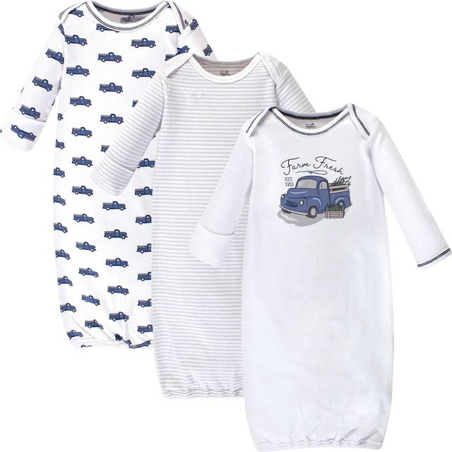 Touched by Nature Unisex Baby Organic cotton gowns  Truck  0-6 Months US