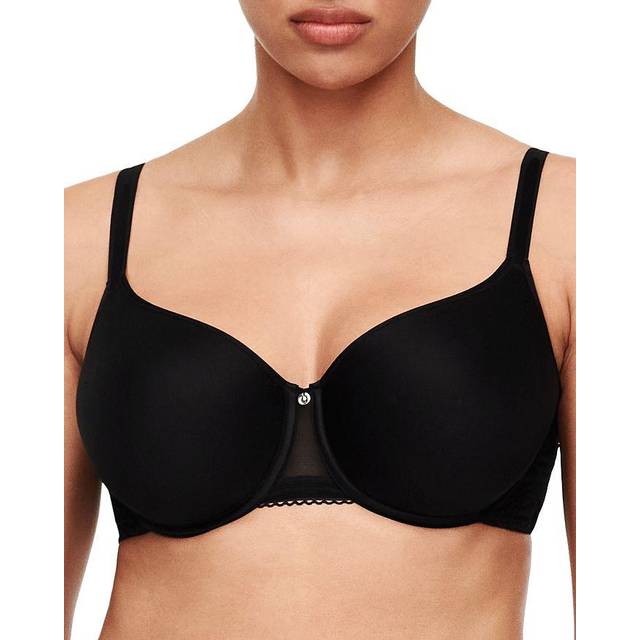 Chantelle Jolie Memory Foam T Shirt Bra - Black - 34D