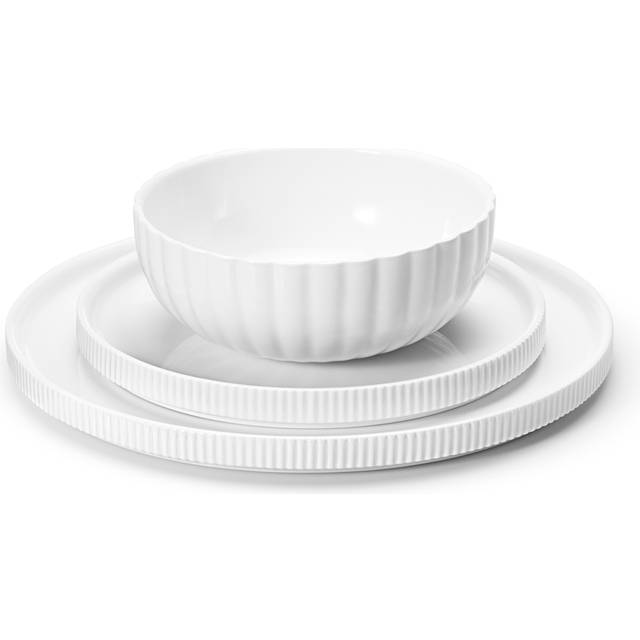 BERNADOTTE Servis - Design Inspirerad av Sigvard Bernadotte, Georg Jensen, Vitt porslin