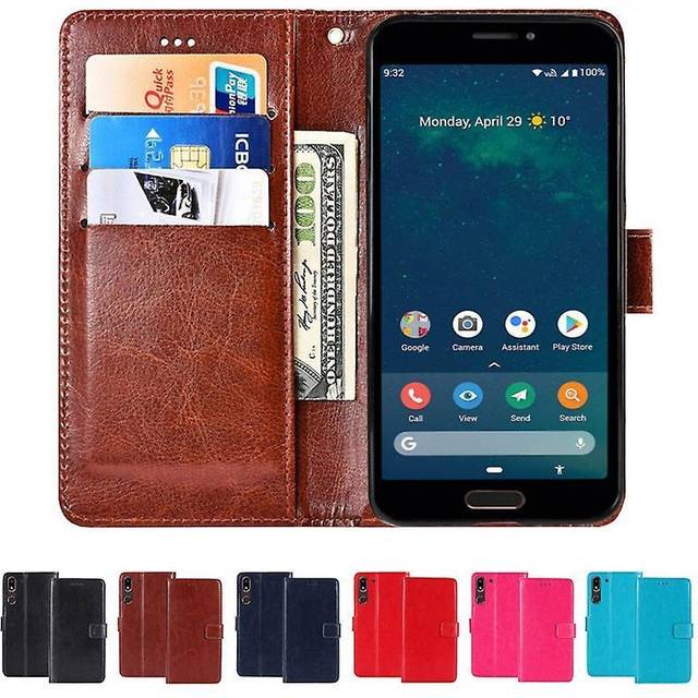 "(Black) Phonecase wallet 3-card Doro 8080 (5.7"")"