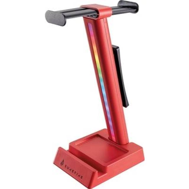 Surefire Vinson N1 Dual Balance RGB headphone stand, red, plastic, 48846, red