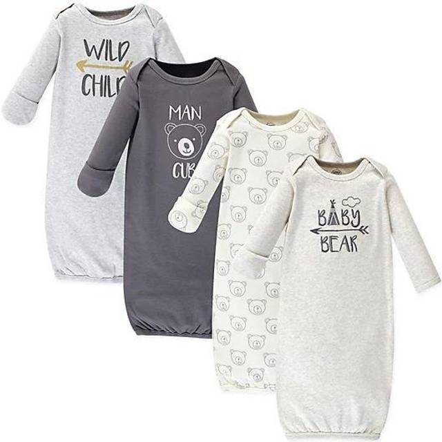 Luvable Friends Unisex Baby Cotton Gowns  Bear  0-6 Months US