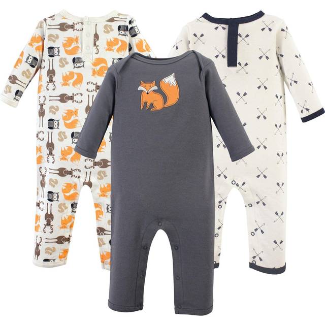 Hudson Baby baby girls Cotton Coverall  Forest  9-12 Months US