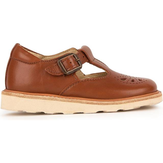 Young Soles Kids' Rosie T-Bar Leather Shoes