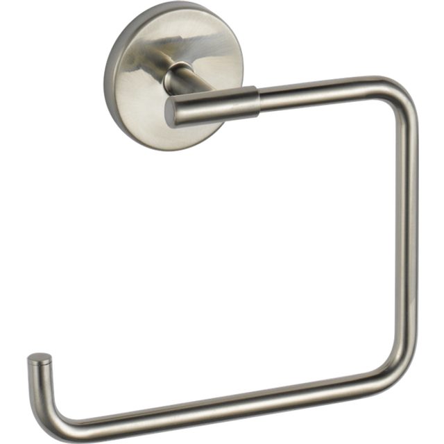 Delta 759460-SS Trinsic Wall Mount Square Open Towel Ring Bath Hardwar