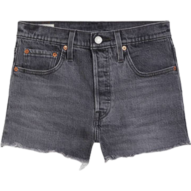 Levi's WoMens Shorts In Black Cotton - Size 26 (Waist)