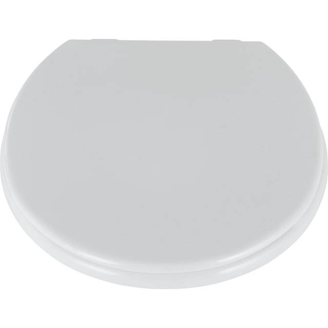 Home Essentials Plastic Toilet Seat - White
