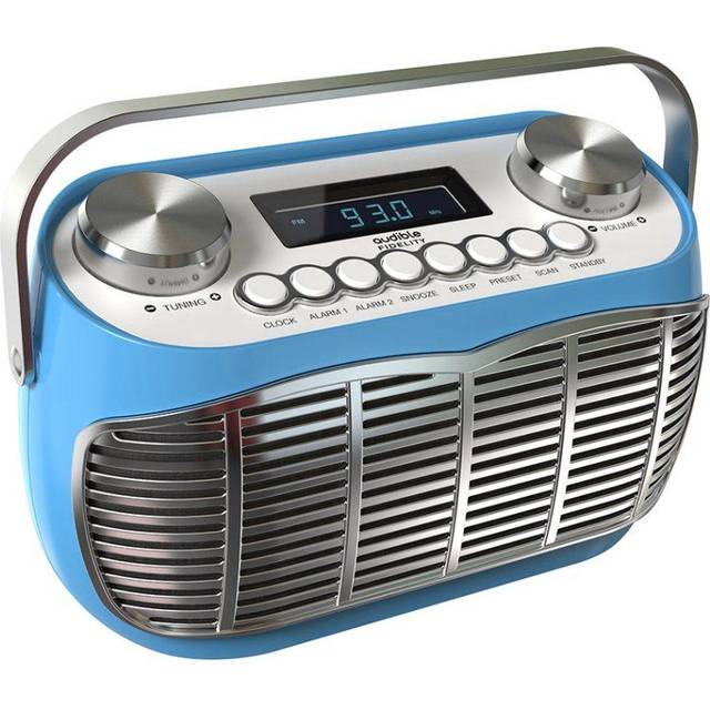 Audible Fidelity Detroit DAB/DAB Plus Retro Radio - Green