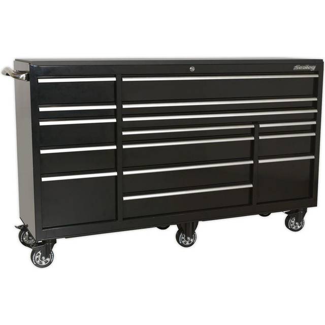 Sealey - PTB183015 Premier™ Heavy-Duty Extra-Wide Rollcab 15 Drawer 1845mm - Black