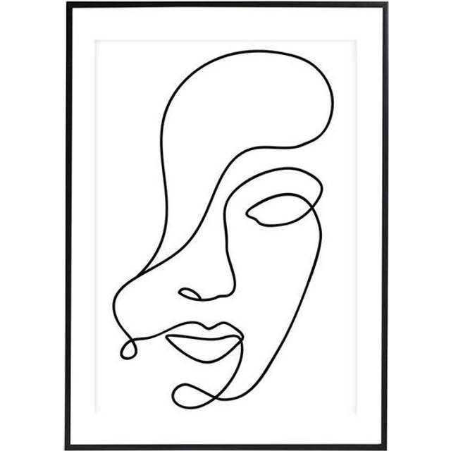 Billederammer, sort, 21 x 30 cm
