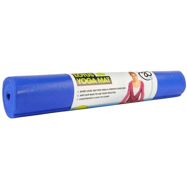 (One Size, Blue) Yoga-Mad Lotus Yoga Mat