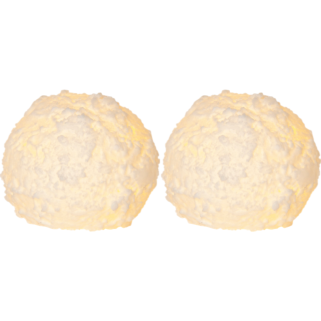 Star Trading Snowball Blockljus LED-lys 7cm 2stk