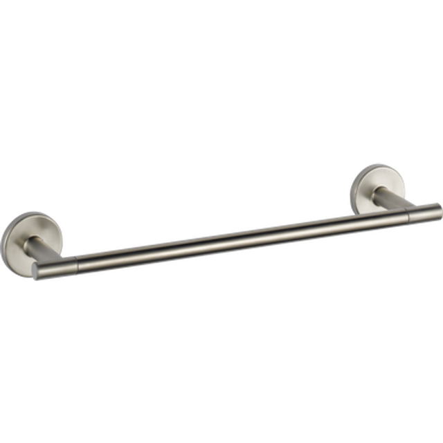 "Delta Faucet 75912-SS Trinsic Wall Mounted 12"" Towel Bar in Brilliance Stainless Steel, Bath Accessories"