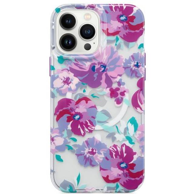 Floral Flower Case for iPhone 13 Pro  Magsafe Compatible Phone Case Cover Rose