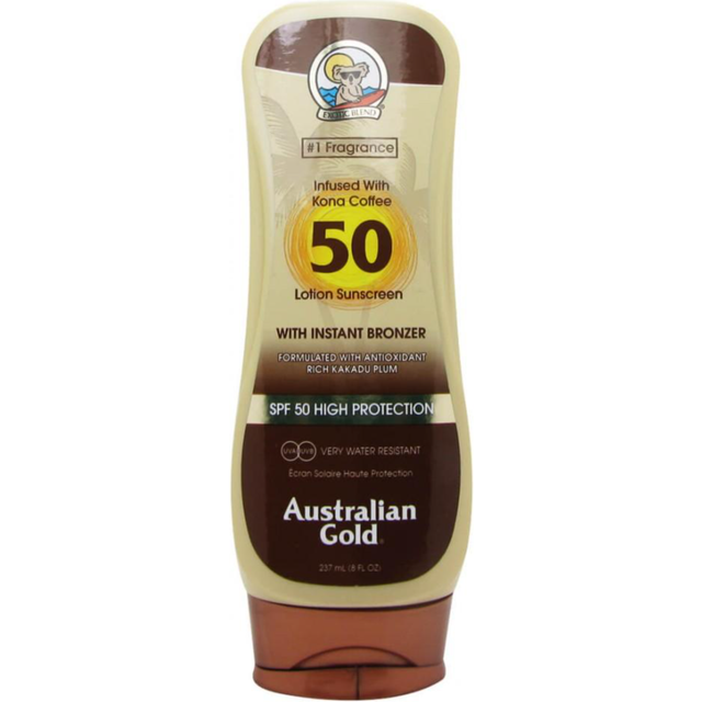 Australian Gold Instant Bronzer Lotion Sunscreen 50 237 ml