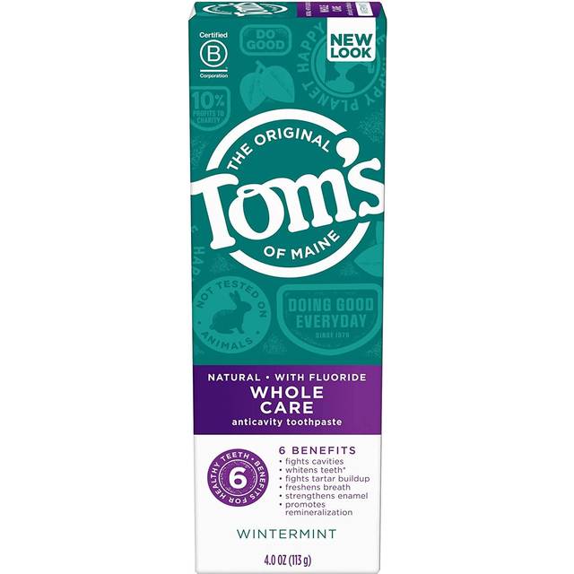 Tom's of Maine Whole Care Anticavity Toothpaste Wintermint 4 oz