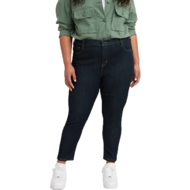 Plus Black 721&trade; Skinny Stretch Jeans (22 M)