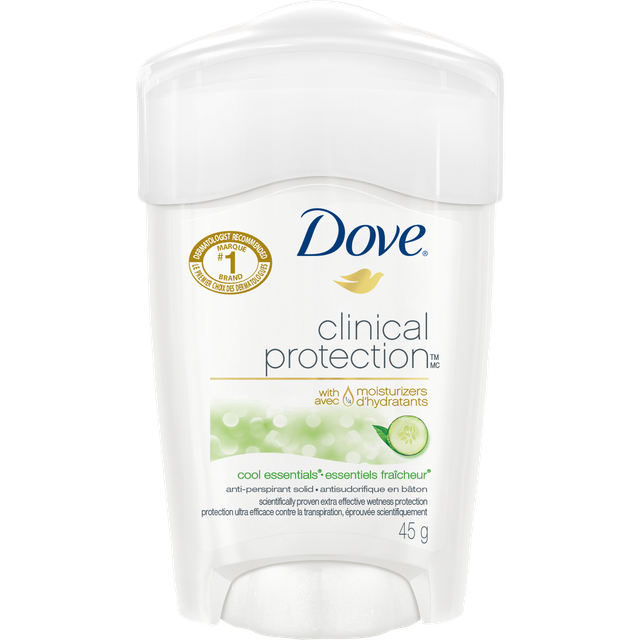 Dove, Clinical Protection, Anti-Perspirant Deodorant, Cool Essentials, 1.7 oz (48 g)
