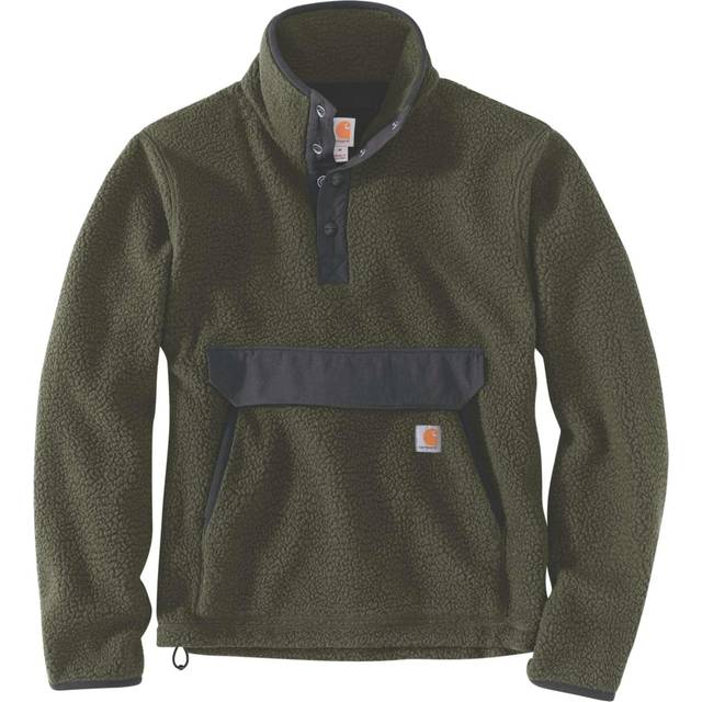 Carhartt Relaxed Fit, fleece pullover , color: Dark Green , size: M