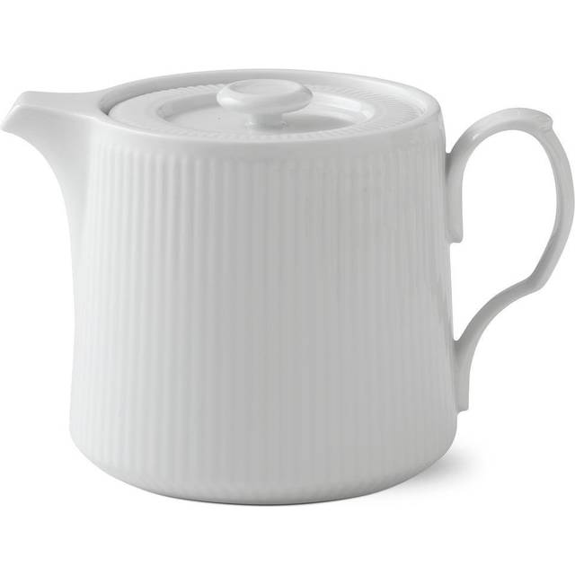 Royal Copenhagen Hvid Riflet Tekande 0.75L