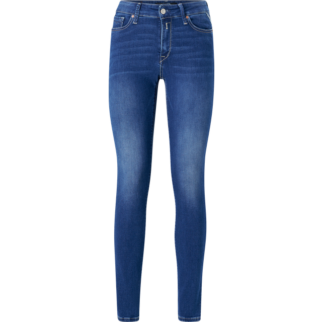 Replay damjeans Luzien skinny-fit med power stretch, Medium blå 009, 26W x 32L