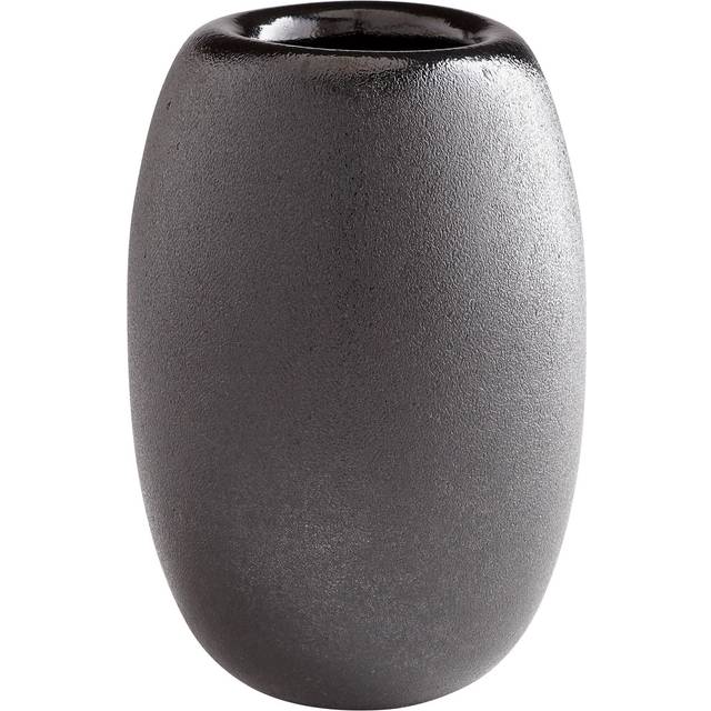 Cyan Design 09470 Large Round Hylidea Vase, Black