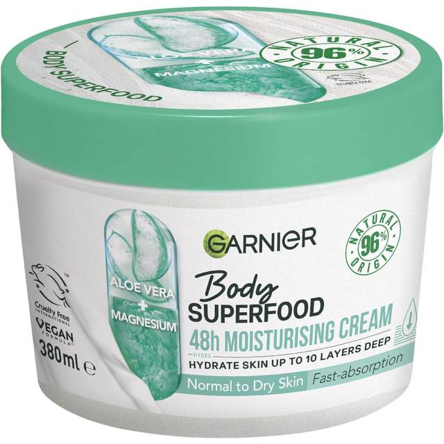 Garnier Body Superfood Moisturising & Soothing Body Cream Aloe Vera & Magnesium Vegan