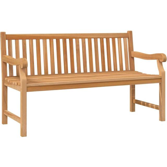 Vidaxl Garden Bench 150 Cm Solid Teak Wood
