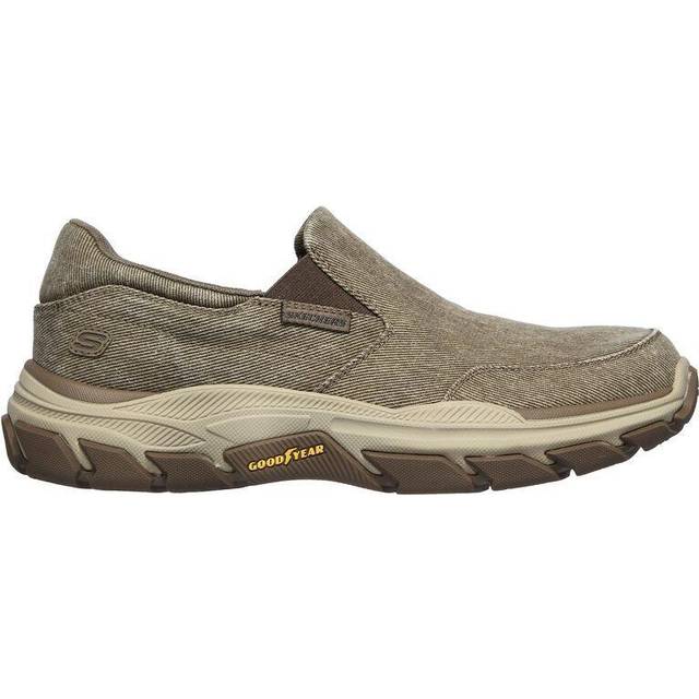 Skechers Respected Fallston Skor för herr, Mullvadsbrunt, 46 EU