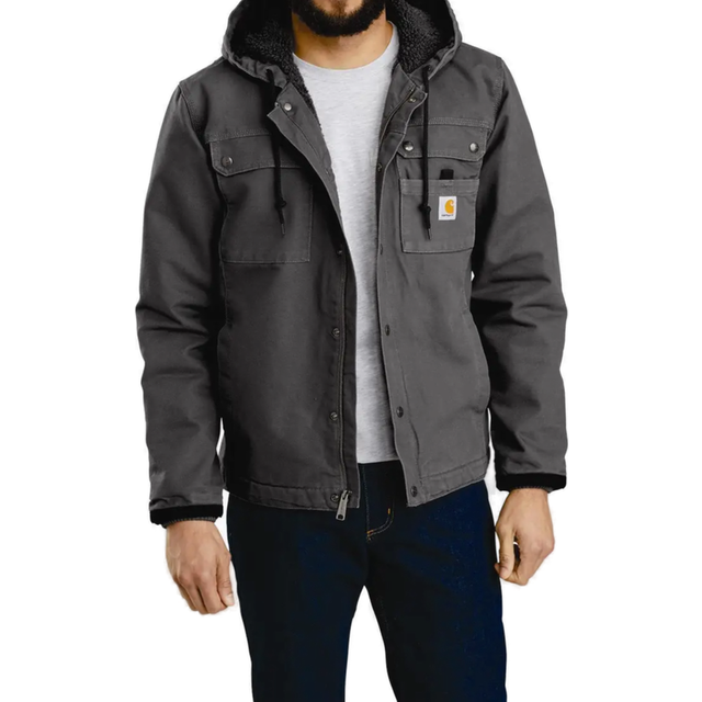 Carhartt Bartlett, textile jacket , color: Grey , size: L