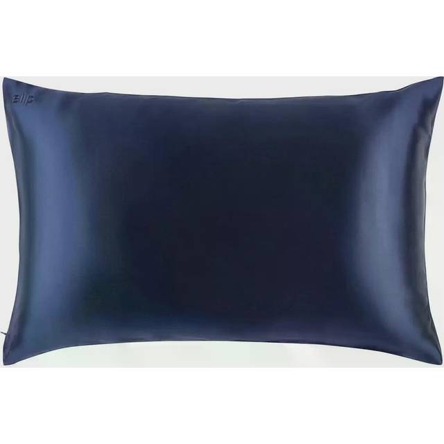 Slip Navy Queen Silk Pillowcase - NAVY