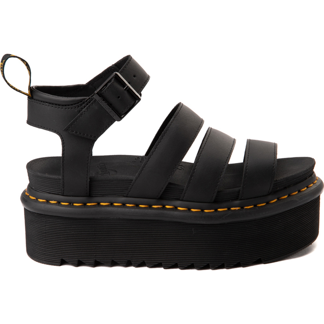 Dr. Martens Women's Blaire Quad Sandals - Black - UK 3
