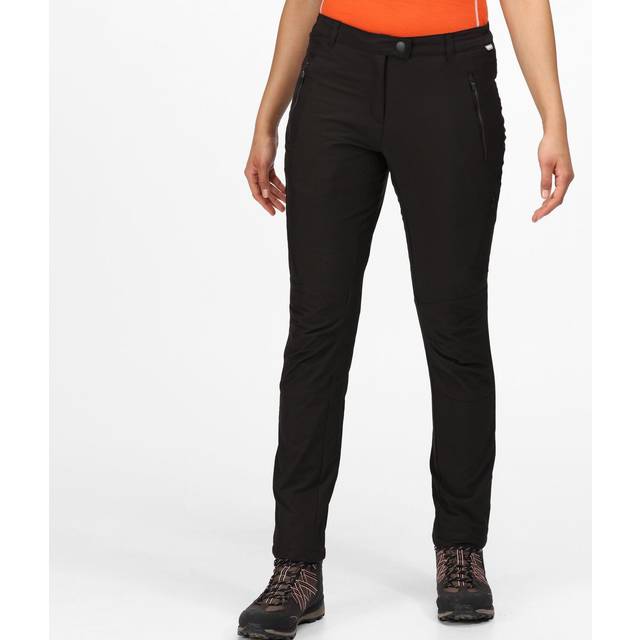 Regatta Men's Water Repellent Highton Lined Walking Trousers Black, Size: 40 R