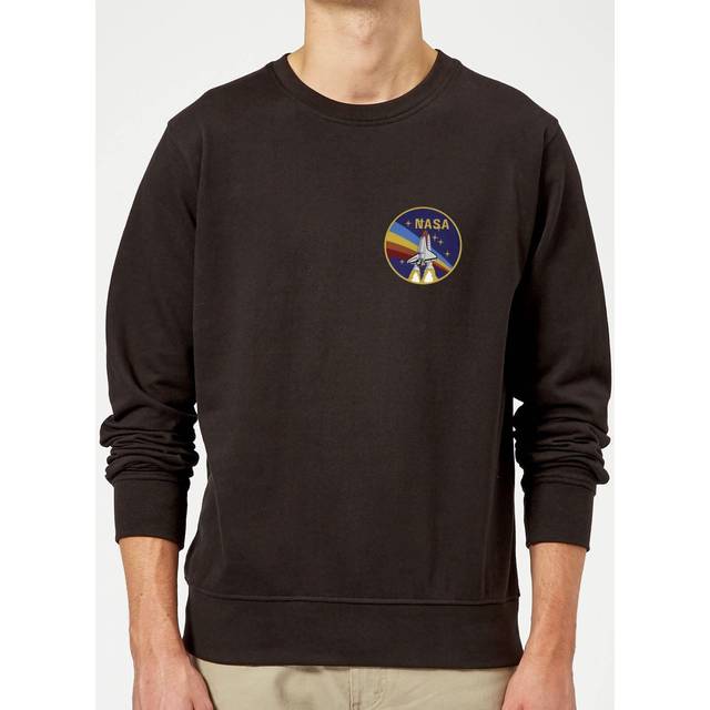 NASA Vintage Rainbow Shuttle Sweatshirt - Black - M