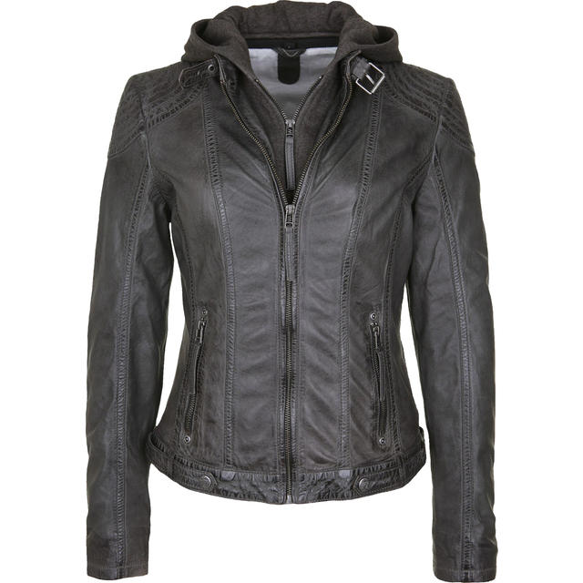 Mauritius Cacey LEGV Leather Jacket anthracite