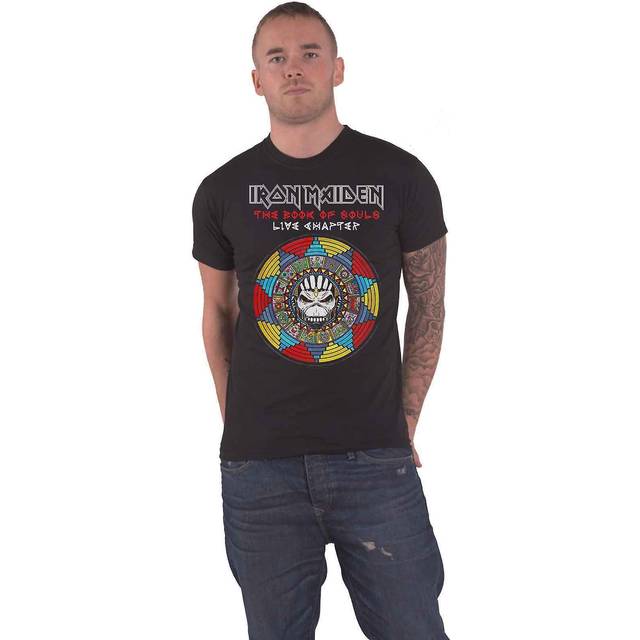 (M, Black) Iron Maiden Book of Souls Live Chapter T Shirt