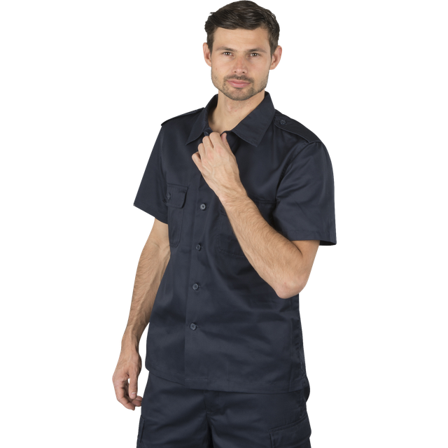 Brandit US, shirt shortsleeve , color: Black , size: M