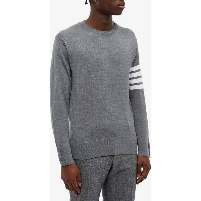 Thom Browne Crewneck Wool Jumper - 2/M - Grey