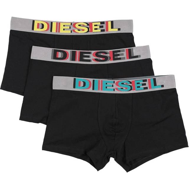 Diesel Mens Pack-3 Breathable fabric boxers with anatomical front 00ST3V-0DDAI men - White - Size Medium