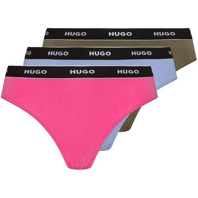 HUGO 3pak thong i sort til kvinder