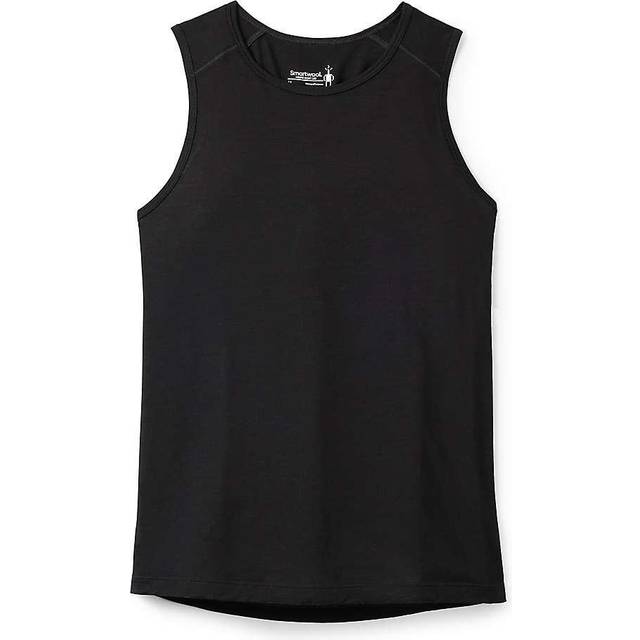 Smartwool Womens Merino Sport 120 High Neck Tank (Svart (BLACK) X-large)