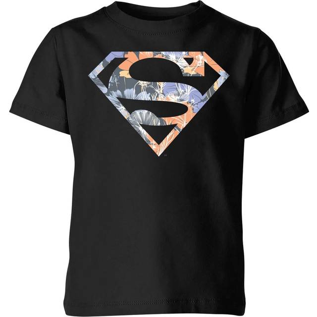 DC Originals Floral Superman Kids' T-Shirt - White - 3-4 Years - XS