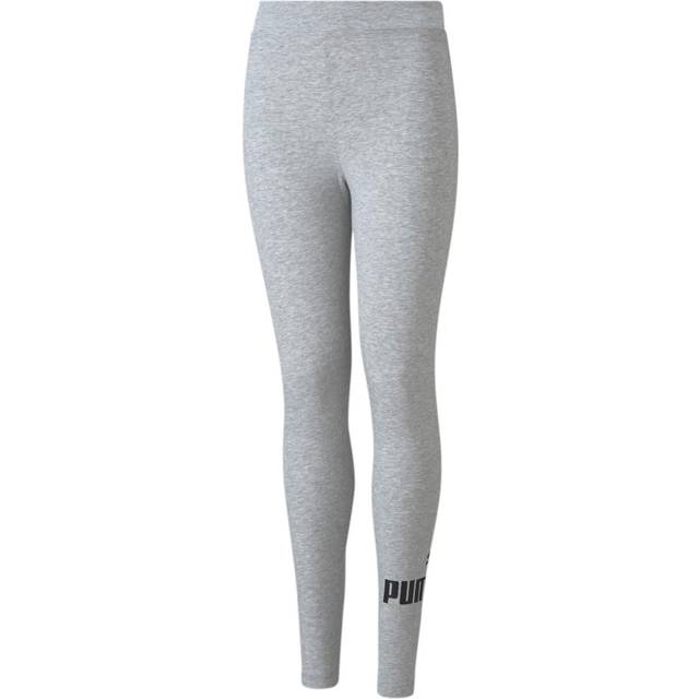 PUMA Essentials Logo Leggings Youth, Light Grey Heather, size 9-10 Youth - Light Gray Heather (9-10 Youth)