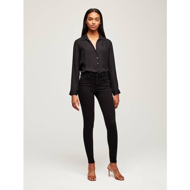 L'AGENCE Marguerite Skinny Jean In Noir - 31