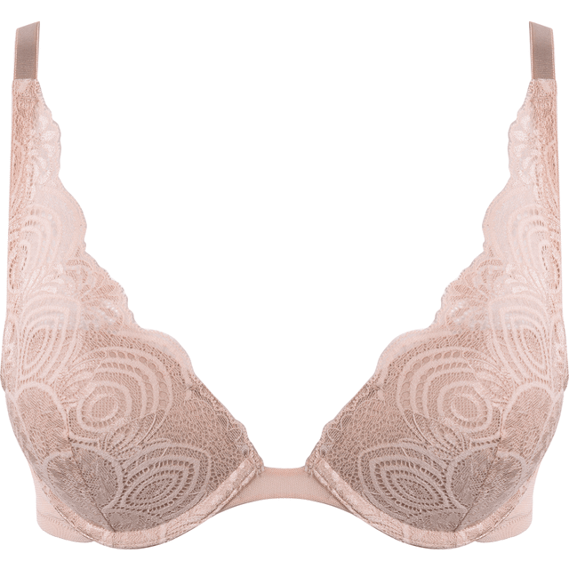 Wonderbra Refined Glamour Triangle Push Up Bra - Pearl - C 70 * Kampanj *